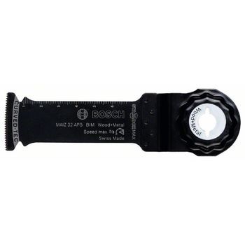 Bosch Professional Starlock - Hoja De Sierra De Inmersión Para Madera Y Metal, Bim Maiz 32 Apb, 80 X 32 Mm