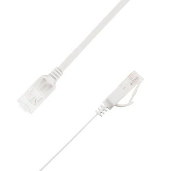 Cable de red plano LinkIT Cat6a UTP 4 m Blanco