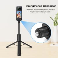 puluz palo selfie retractil invisible de 122m con tripode para accesorios de camara de accion panoramica insta360 x6  x5x4 airx4x3