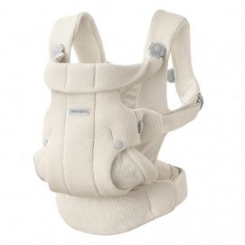 Mochila Porta Bebé Hold BabyBjörn Material: Woven, color Crema