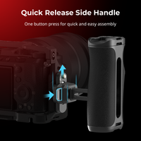 smallrig hawklock h21 - empunadura lateral de liberacion rapida izquierda y derecha intercambiables ajustable verticalmente hasta 43 mm para sony y canon -5951