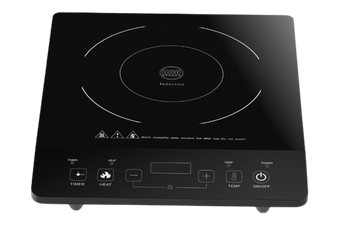 Aigostar Flame - Placa de Inducción Portátil, Placa induccion Portatil de 2000 W, Control táctil, 10 Niveles de potencia, 10 Ajustes de temperatura, Pantalla digital LED, Temporizador de 3 horas