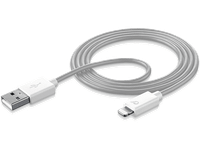 cable usb a lightning - cellularline lightning 100 cm 12 w blanco
