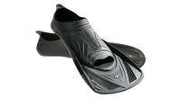 par de aletas aquasphere microfin negro kid m