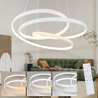 lampara colgante led para mesa de comedor - lampara colgante regulable de 150 cm y 55 w para mesa de comedor y sala de estar zmh