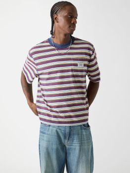 Camiseta Corta De Rayas