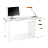 habitdesign athena mesa de escritorio blanca