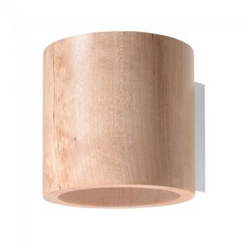 Aplique de pared orbis madera