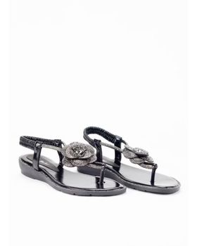 de KESLEM SANDALIA CON CUNA PARA MUJER EN COLOR NEGRO