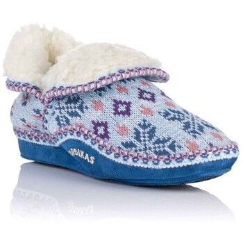 Nordikas Pantuflas Zapatilla de casa forrada de lana para mujer