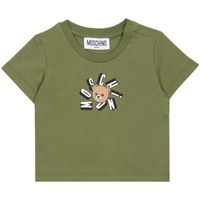 moschino camiseta mxm047oliva para nino