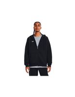 sudadera de fitness under armour rival fleece fz hoodie hombre negro
