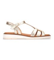 pikolinos para mujer w9b-0789cl sandalias de piel roquetas dorado 37 beige 1 a 3cm hebilla casual