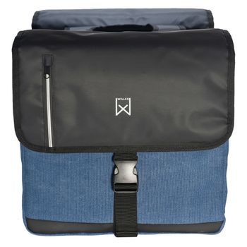 Bolso Doble De Ejecutivo Negro Y Azul 46 L Willex
