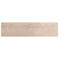 pasillo de alfombra marsa beige 80 x 450 cm poliester y pvc vidaxl