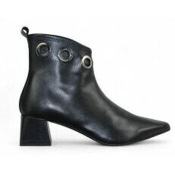 Ezzio Botines botin con caña aros metal tacon 7cm para mujer