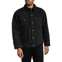 levis cazadora vaquera chaqueta sherpa de corte relajado para hombre