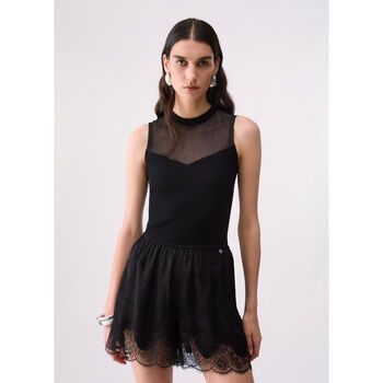 Liu Jo Blusa Top con inserciones see-through para mujer