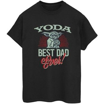 Disney Camiseta manga larga Mandalorian Dad para mujer
