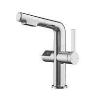 grifo lavabo sj-231 display led temperatura dinamo   cromo brillo