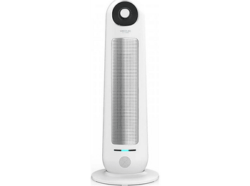 REACONDICIONADO Seminuevo Muy bueno Calefactor - Cecotec 10000 Top Ceramic, Termoventilador vertical, 2200W, 2 potencias, Blanco