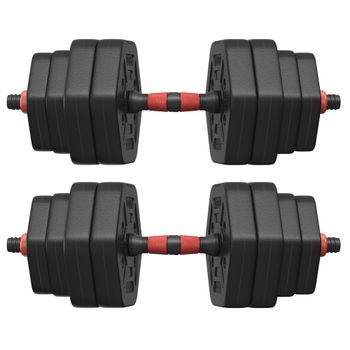 SONGMICS Juego de Mancuernas 30 kg, Mancuerna Ajustable, Peso Hexagonal para Entrenamiento, Fitness, Levantamiento en Casa, Gimnasio