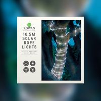 solar rope lights 105m in bright white