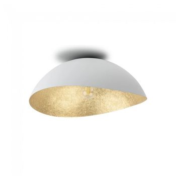 Plafón de techo chapeau blanco