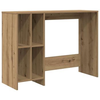 Escritorio | Mesa De Trabajo De Madera De Ingeniería Roble Artisan 102,5x35x75 Cm