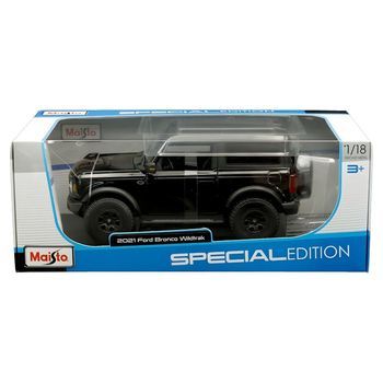Ford Bronco Wildtrak 2021 Negro 1/18