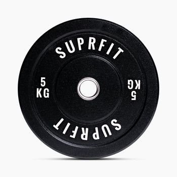 Suprfit Hi-temp White Logo Bumper Plates (individual) - 5 Kg