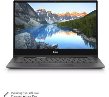 DELL Inspiron 13 7391 13.3 Intelu0026regCore i7 2 in 1 - 512 GB SSD, Black, Black