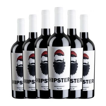 Ferro 13 Vino Tinto Hipster Puglia 75 Cl 13% Vol. (pack De 6 Unidades)