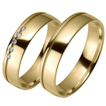 Alianzas oro amarillo 5mm