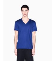 ax armani exchange para hombre 8nzt75zja5zub131 camiseta escote v azul xxl casual algodon manga corta
