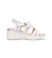hispanitas para mujer hv264570 sandalias cedro blanco roto 41 piel 3 a 5cm velcro casual