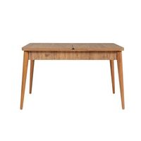 set mesa comedor extensible y sillas 5 piezas vina pino atlantico