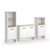 conjunto de muebles de bano karli 3 piezas vicco