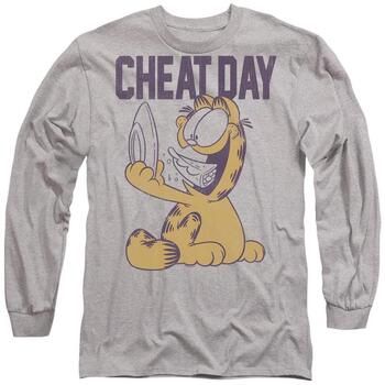 Garfield Camiseta manga larga Cheat Day para mujer