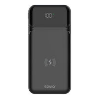 savio ba 09 bater a externa pol mero de litio 37 mah cargador inal mbrico negro