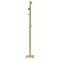 perchero de metal dorado con 5 ganchos o cm 30x185