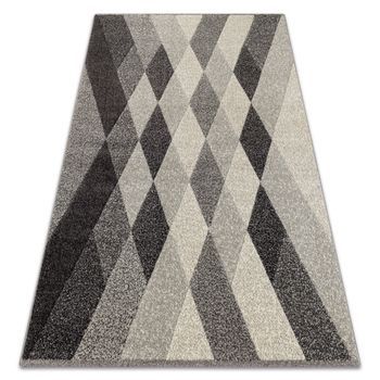 Alfombra Feel 5674/16811 Diamantes Gris/antracita/crema 80x150 Cm
