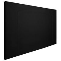 cabecero tapizado milan  cabezal acolchado  tapizado en polipiel de alta gama  color negro  medida 155x110x5cm cama 150160 cm