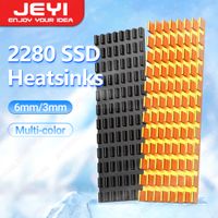 jeyi m2 ssd disipador de calor enfriador de aluminio radiador nvme multiversion con almohadilla termica papel antipolvo para ps5pcportatil m2 2280 ssd
