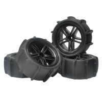 2pcs4pcs llantas de playa arenosa con tornillo de 12 mm hex para 110 112 9125 x03 f22a coche rc piezas de repuesto d