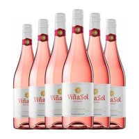 torres vino rosado vina sol rosado catalunya 75 cl 125 vol pack de 6 unidades