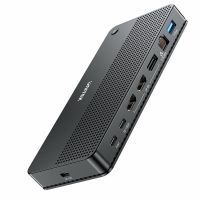 base para portatiles unitek d1104a01 usb4 100 w ethernet 25g negro