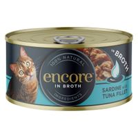 encore en latas 48 x 70 g comida humeda para gatos - pack ahorro - sardinas con atun