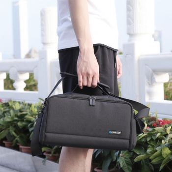Bolsa de Cámara Portátil PULUZ, Bolsa de Hombro Cruzada para DSLR, Bolsa de Almacenamiento Digital para Fotografía, Bolsa para Lentes