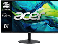 reacondicionado seminuevo muy bueno monitor - acer sa322q a 32 full hd 75 hz 1ms ips 1x vga hdmi 14 freesync negro